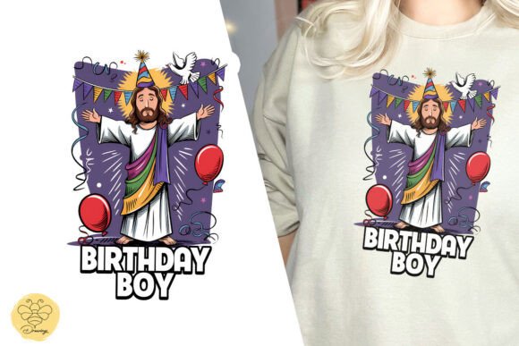 Birthday Boy Jesus Christ Christmas PNG