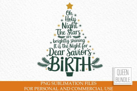 Christmas Christian Quotes Sublimation T-Shirt Designs