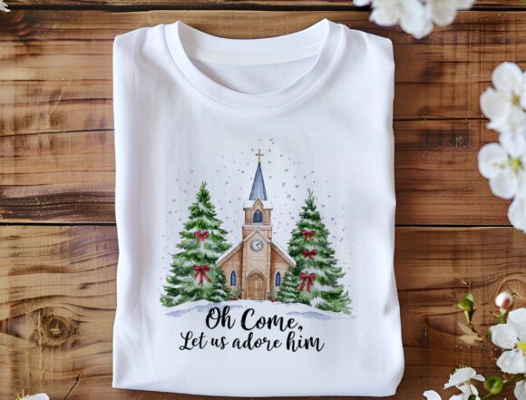 Jesus Christmas Png, Christian Png for T-Shirt Designs