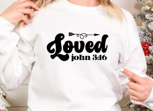 Loved, Christian T-shirt Design
