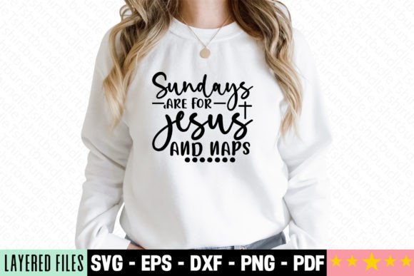 Sundays Are for Jesus and Naps Craft SVG